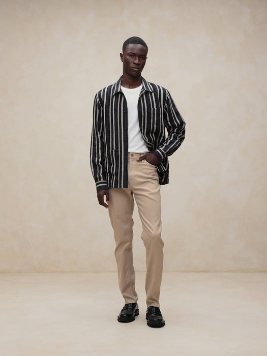 Slim Linen-Cotton Traveler Pant