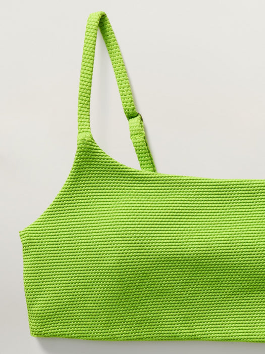 Scoop Pique Bikini Top A-C