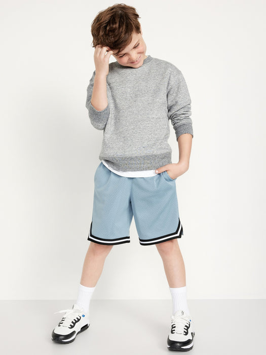 Mesh Basketball Shorts for Boys (At Knee)