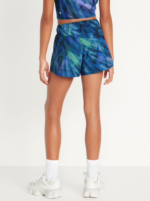 Dolphin-Hem Run Shorts for Girls