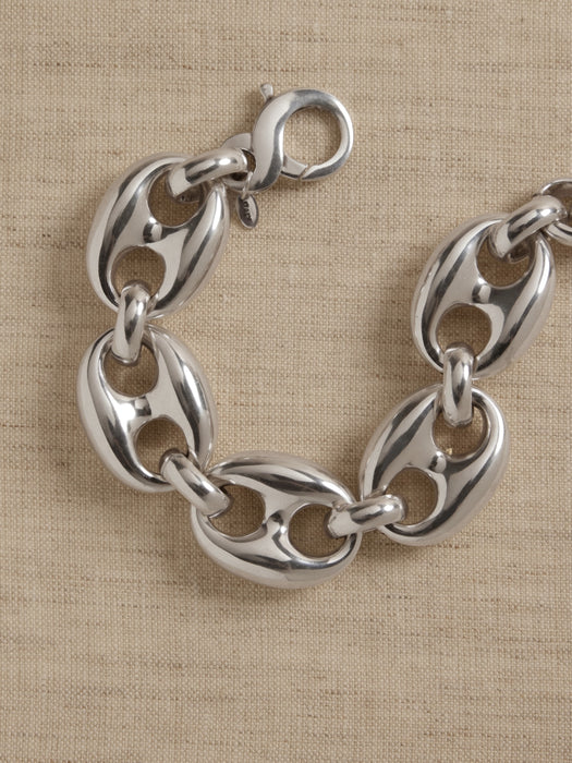 Mariner Jumbo Link Bracelet by Aureus + Argent