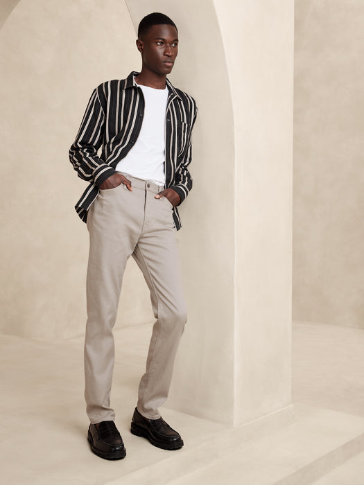 Slim Linen-Cotton Traveler Pant