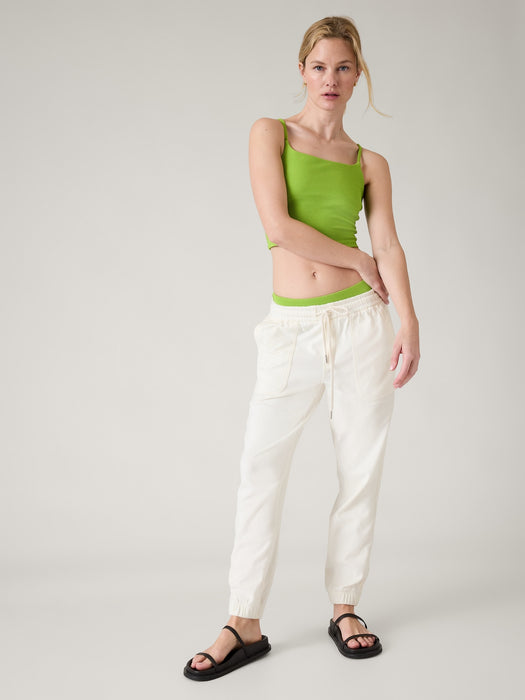 Scoop Crop Pique Tankini A-C