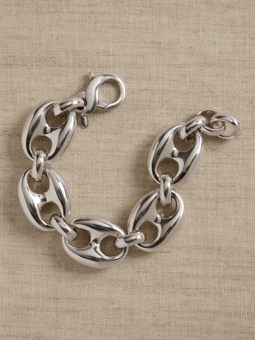 Mariner Jumbo Link Bracelet by Aureus + Argent