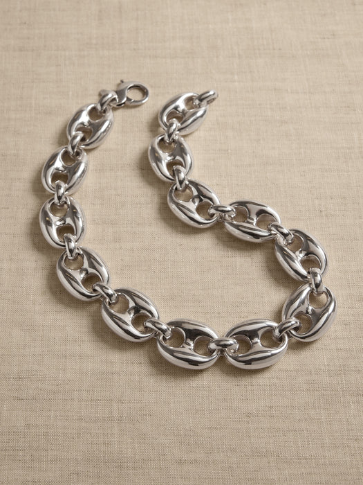 Mariner Jumbo Link Necklace by Aureus + Argent