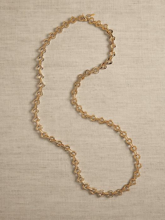 Ravena Teardrop Tiny Link Chain by Aureus + Argent