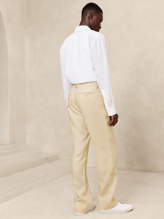 Soquel Linen Suit Pant