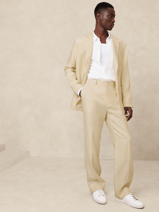 Soquel Linen Suit Pant