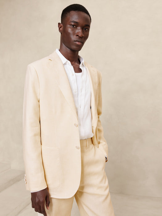 Soquel Linen Suit Jacket
