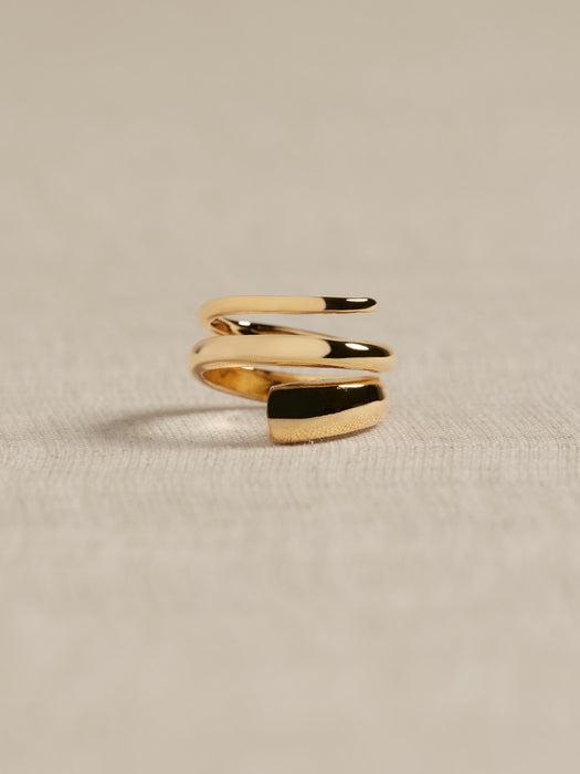 Ravena Coil Ring by Aureus + Argent