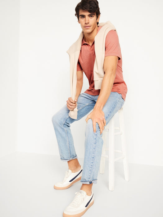 Classic Fit Slub-Knit Polo