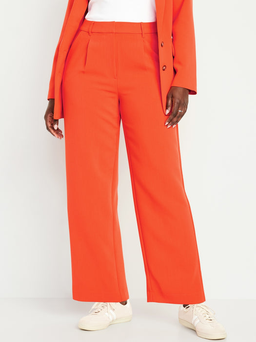 Extra High-Waisted Taylor Wide-Leg Trouser Pants