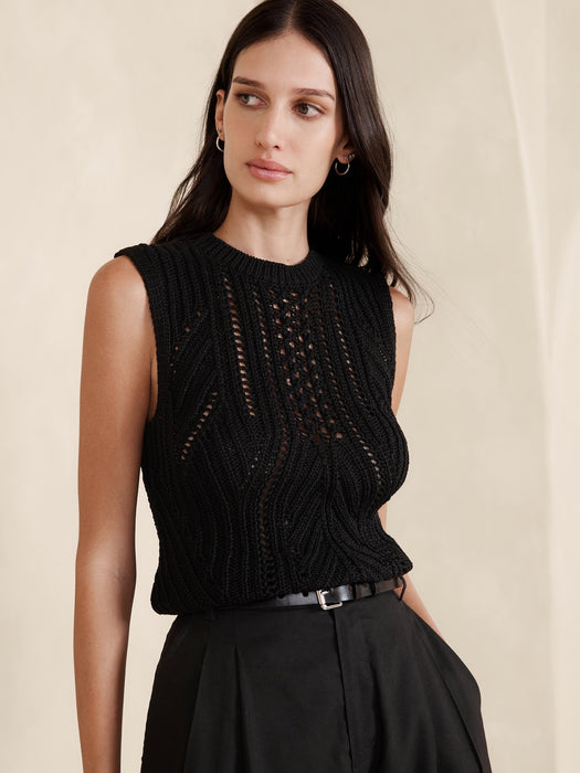 Janette Cotton Sweater Tank