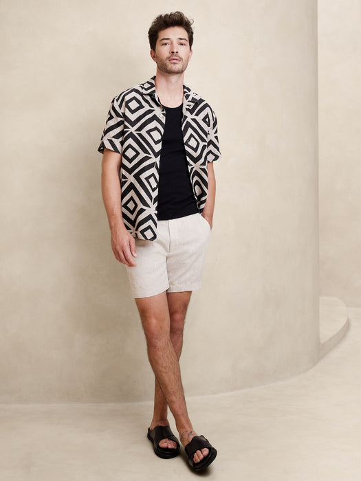 Lino 7" Linen Short