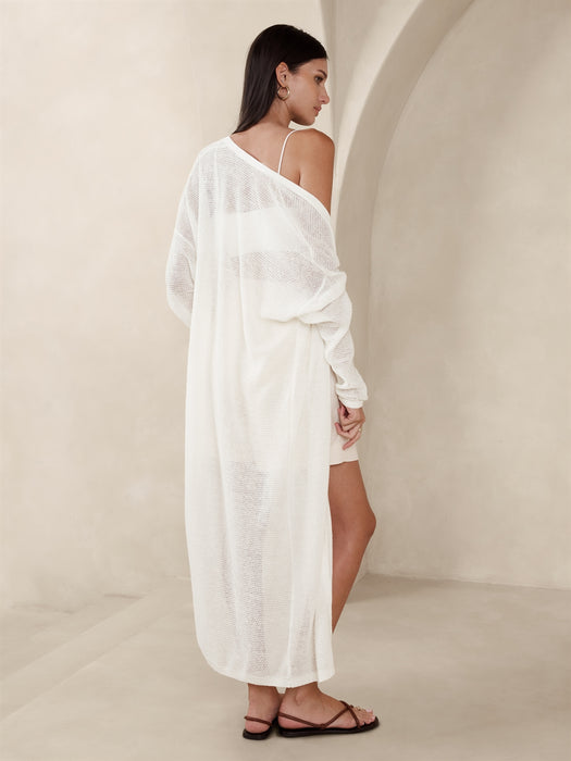 Teia Linen Duster Cardigan