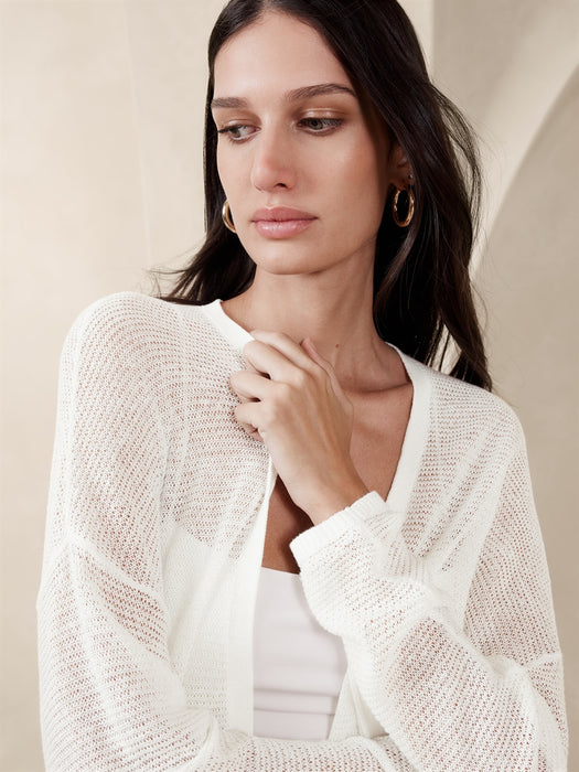 Teia Linen Duster Cardigan