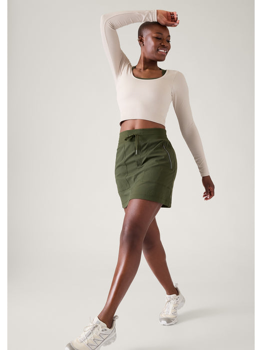 Trekkie Mid Rise Skort