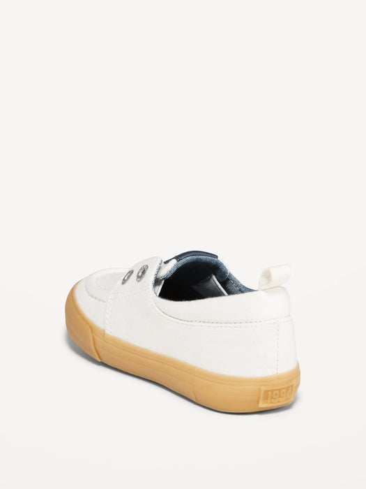 Canvas Boat-Shoe Sneakers for Toddler Boys