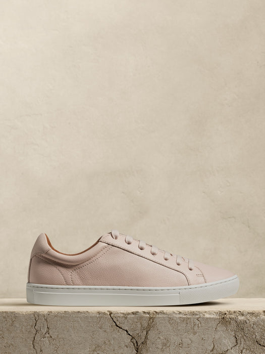 Nickola Pebbled Leather Sneaker