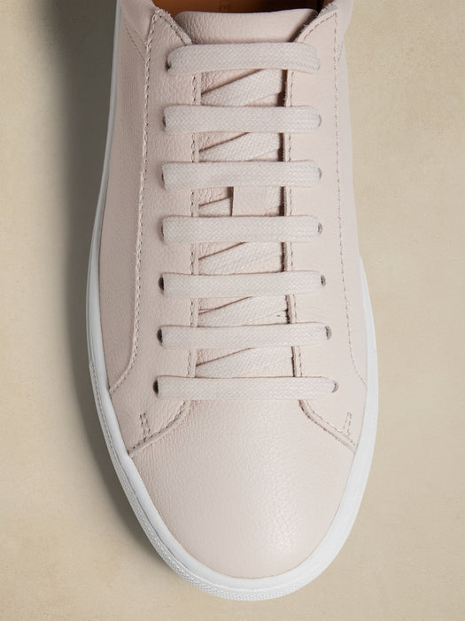 Nickola Pebbled Leather Sneaker