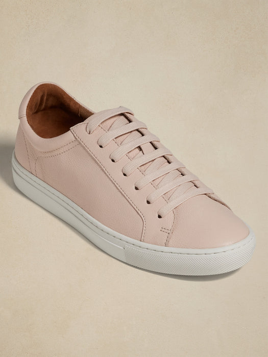 Nickola Pebbled Leather Sneaker
