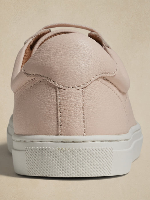 Nickola Pebbled Leather Sneaker