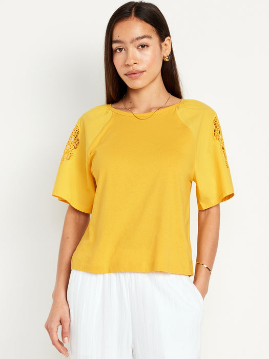 EveryWear Cutwork Top