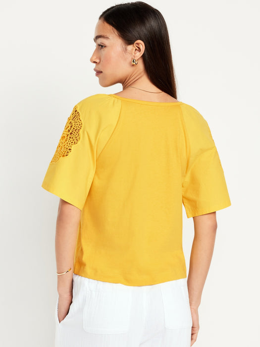 EveryWear Cutwork Top
