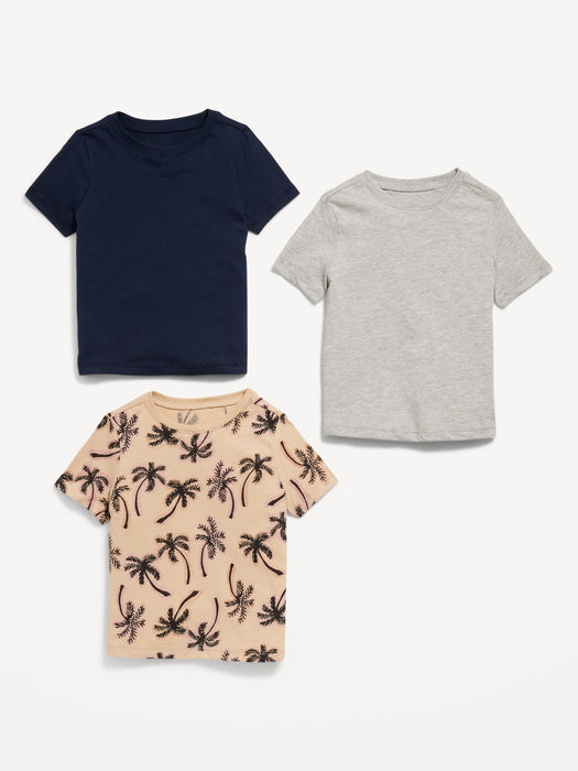 Solid T-Shirt 3-Pack for Toddler Boys