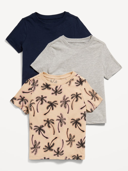 Solid T-Shirt 3-Pack for Toddler Boys