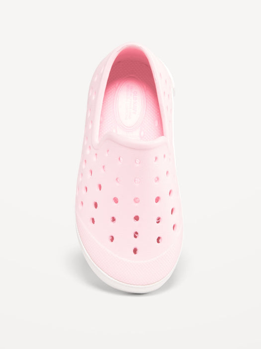 Perforated Slip-On Shoes for Toddler Girls (Partially Plant-Based)