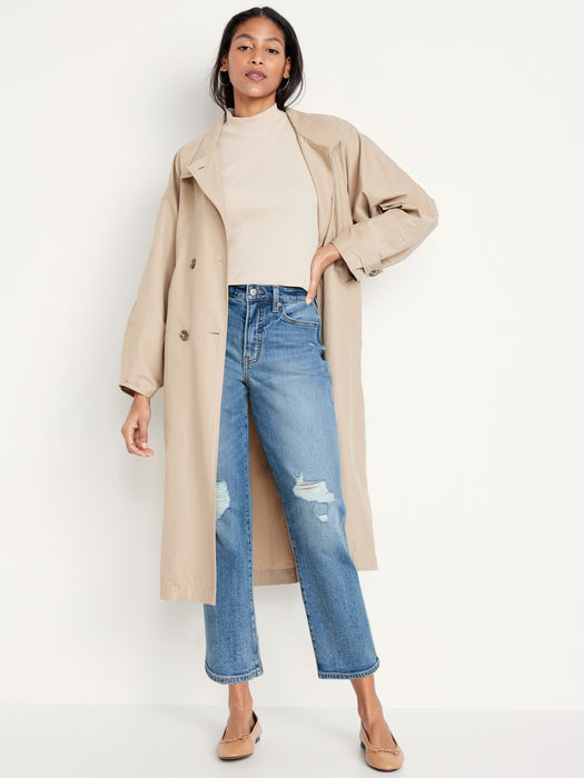 Curvy High-Waisted OG Straight Ankle Jeans