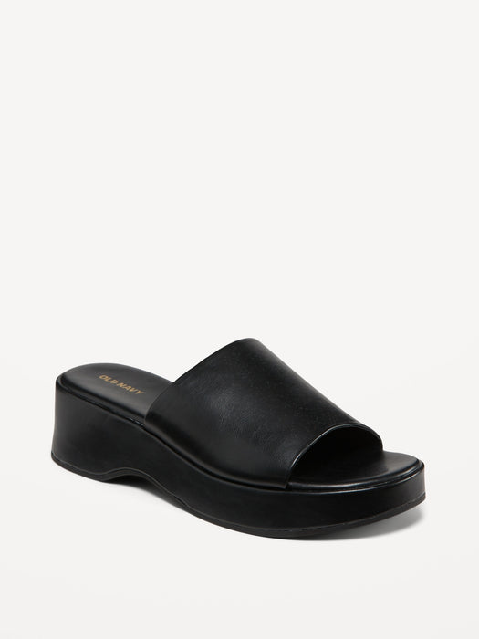 Platform Slide Sandal