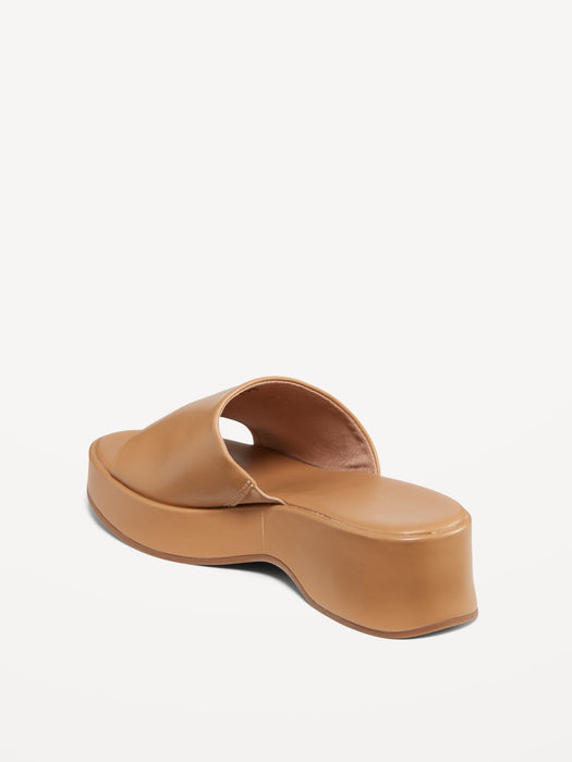 Platform Slide Sandal