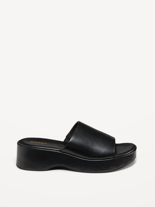 Platform Slide Sandal