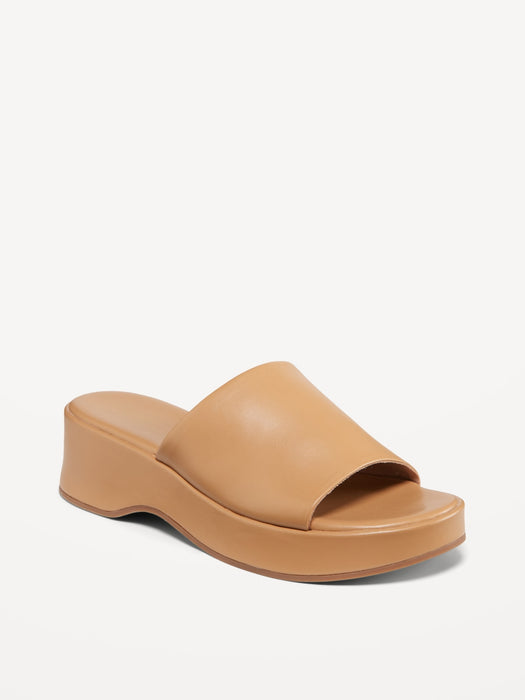 Platform Slide Sandal