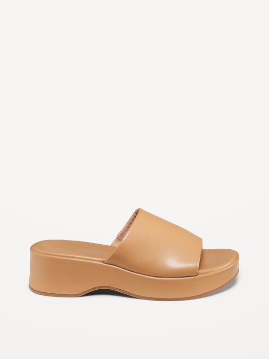 Platform Slide Sandal