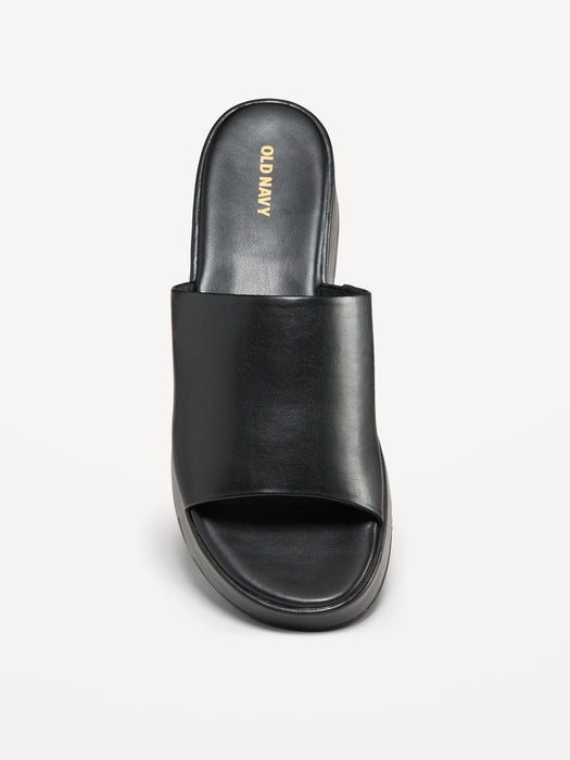 Platform Slide Sandal