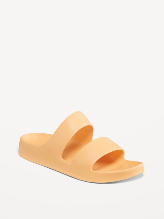 Double-Strap Slide Sandals for Girls (Partially Plant-Based)