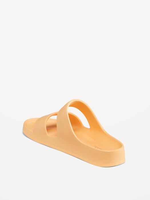 Double-Strap Slide Sandals for Girls (Partially Plant-Based)