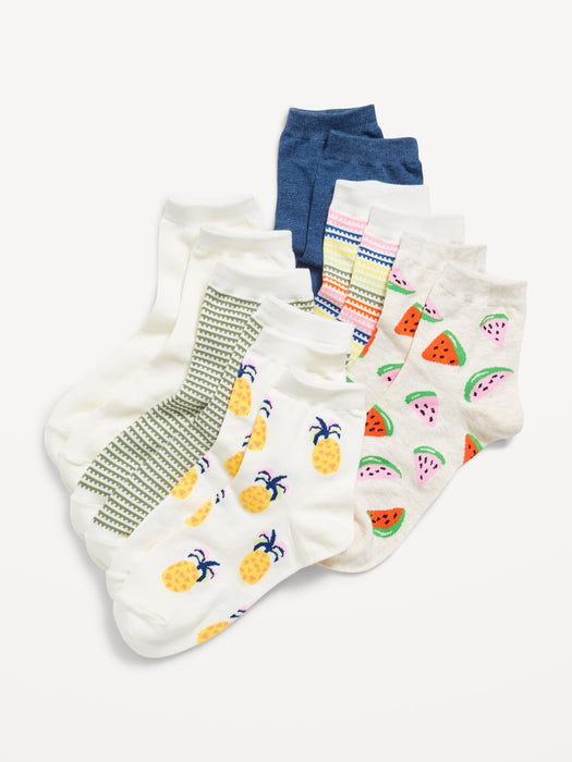Quarter-Crew Socks 6-Pack For Women