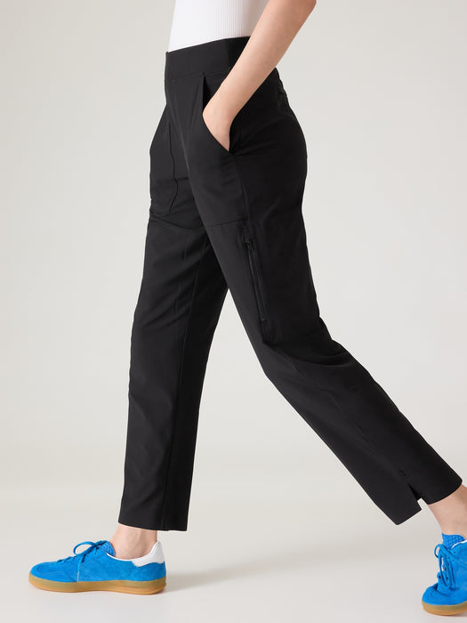 Brooklyn Mid Rise Ankle Utility Pant