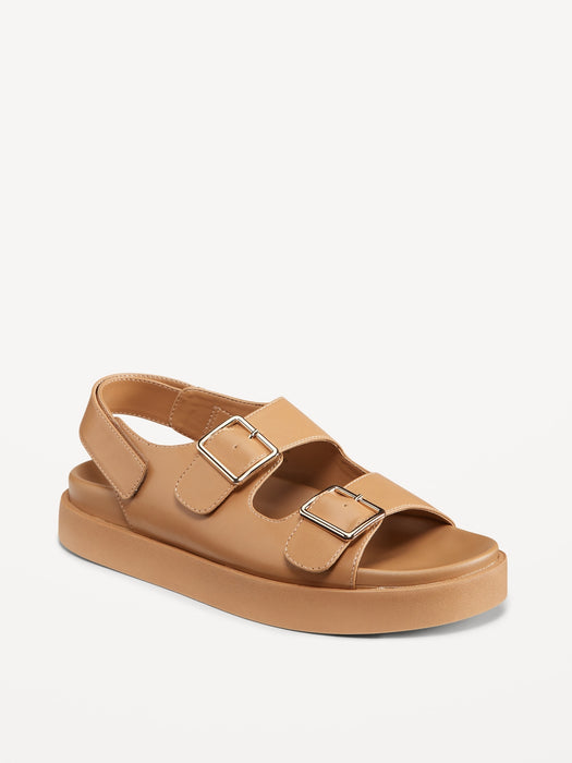 Chunky Buckle Strap Sandal