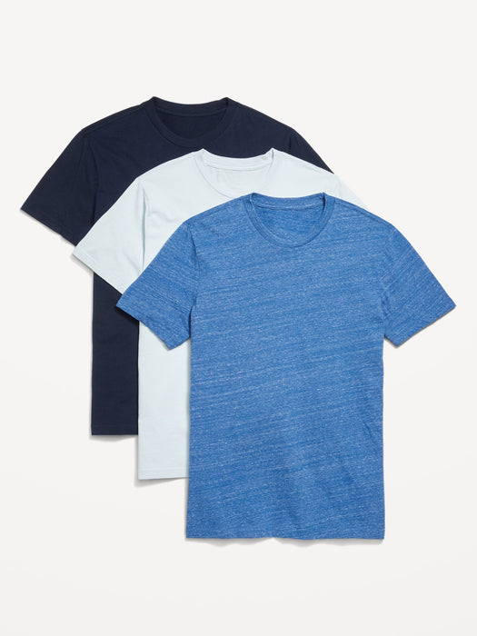 Solid Crew-Neck T-Shirt 3-Pack