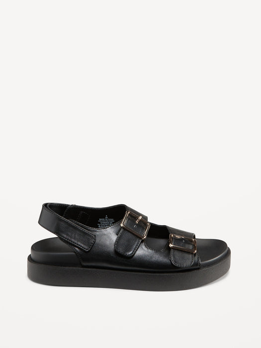 Chunky Buckle Strap Sandal