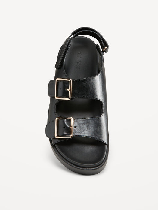 Chunky Buckle Strap Sandal