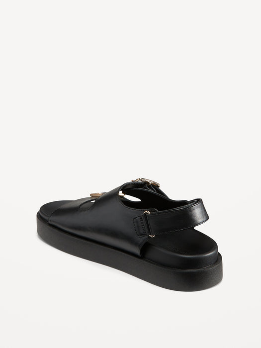 Chunky Buckle Strap Sandal