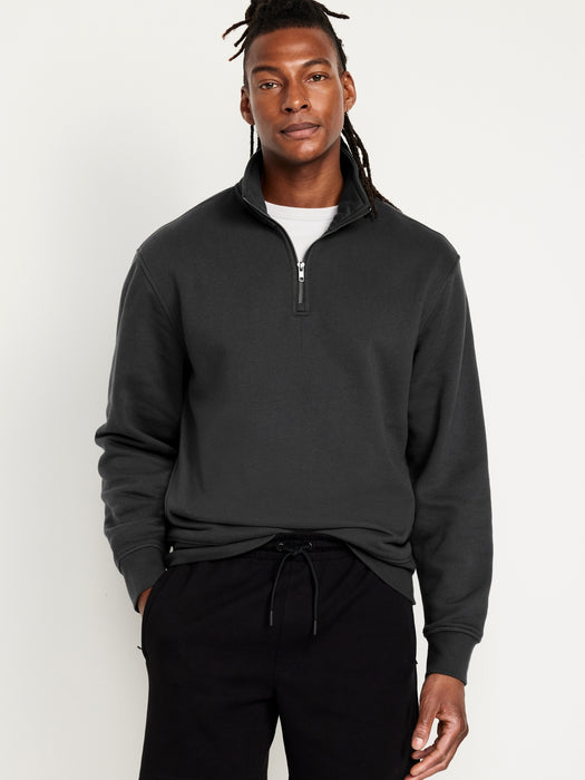 Oversized Fleece Quarter Zip