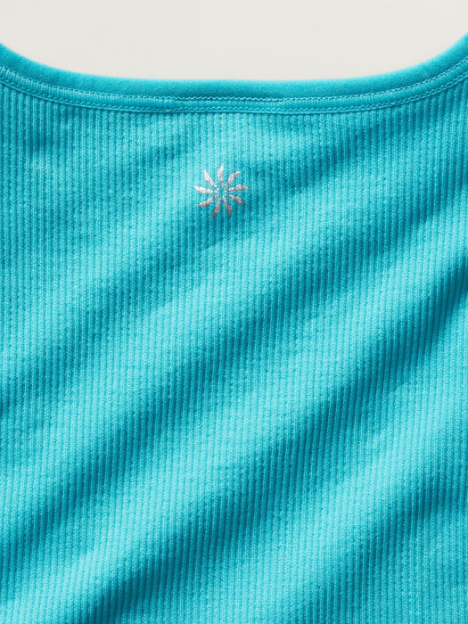 Aurora Seamless Crop Rib Tank