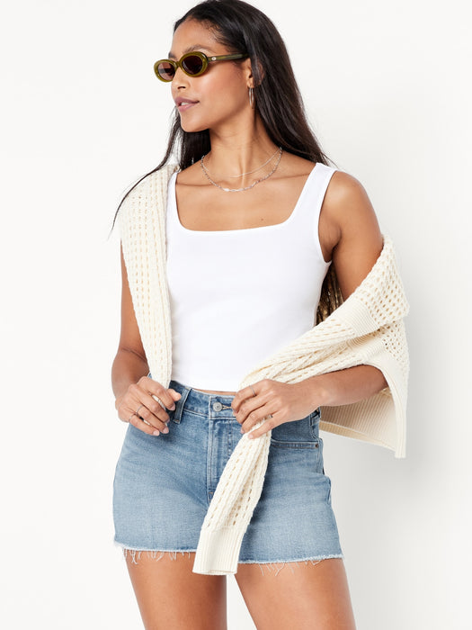 Curvy High-Waisted OG Jean Shorts -- 3-inch inseam